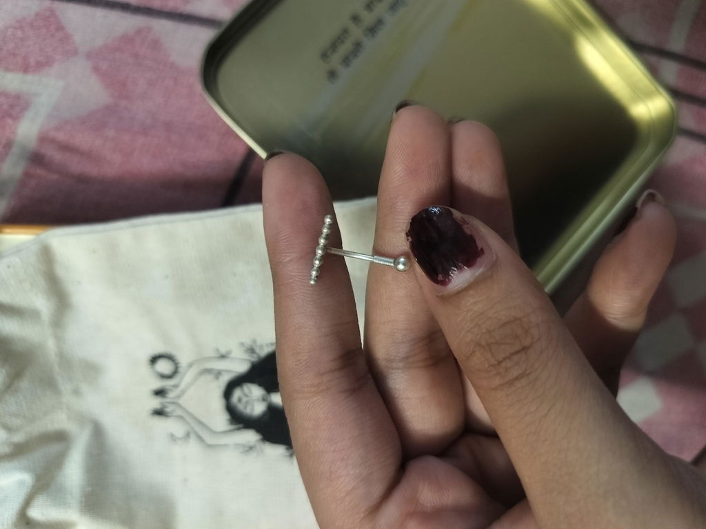 Linear Dot Belly Ring
