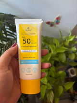 100% Mineral Sunscreen | SPF 50 PA+++ & Water Resistant| Great for Sports | Pregnancy Safe
