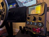 GTE Sim racing Button Box with 5-inch display