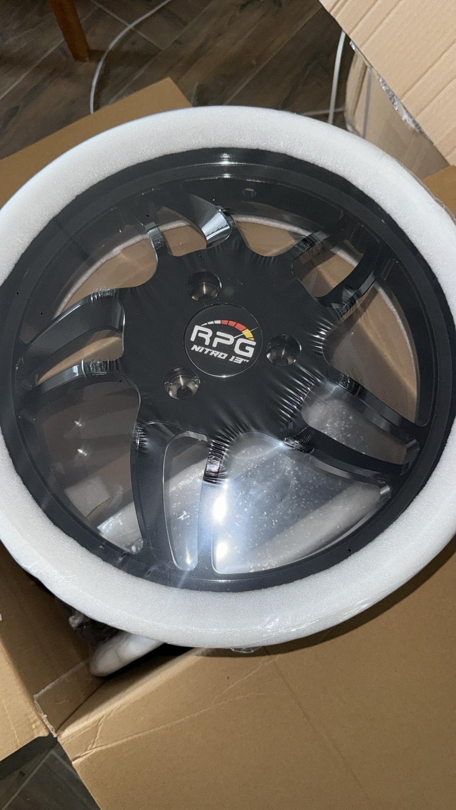 CNC Felgen Set 13 Zoll - Yamaha Aerox / Minarelli