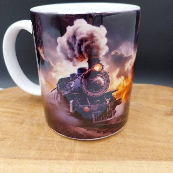 Railspirit Steam Train Mug Gift Idea For Train Lovers