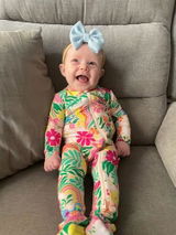 The Second-Skin Footie | Rainbow Daisy Babe