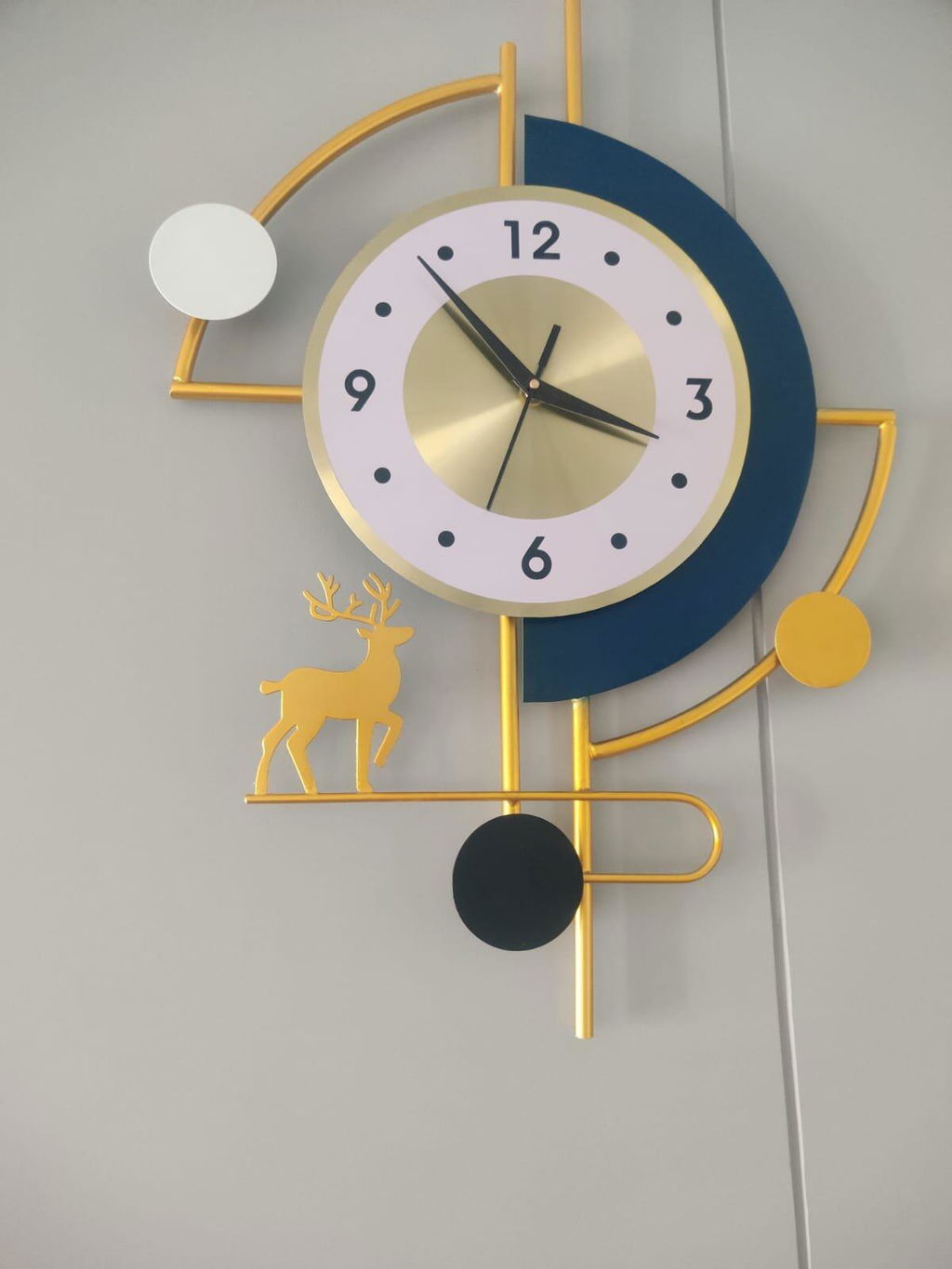 Modern deer Wall Clock