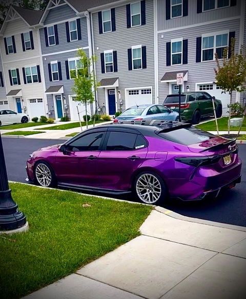 Gloss Metallic Grape Purple Vinyl Wrap