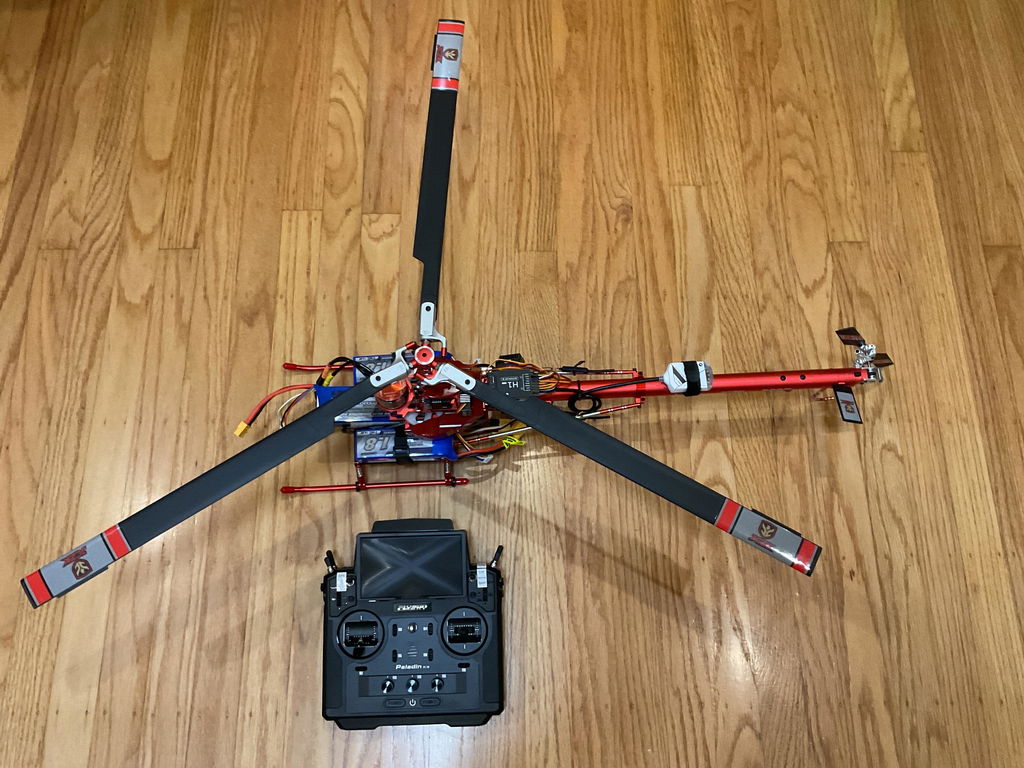 FLYWING H1 Pro Autopilot System, Independent Suspended IMU Expandable Duall GNSS Flight Control Module for H3/HR3 Swashplate Flybarless Helicopter