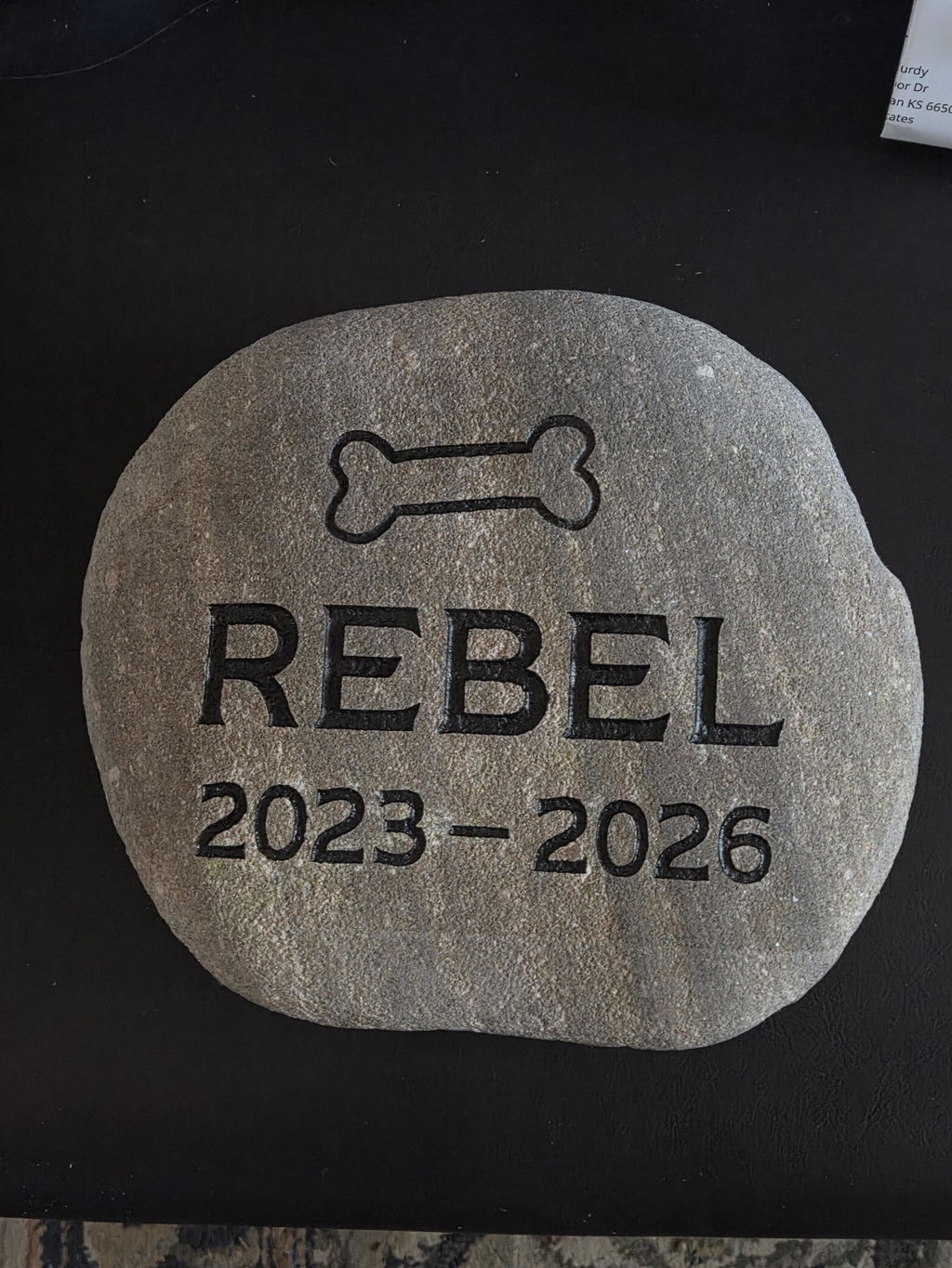 Medium Pet Stone Memorial