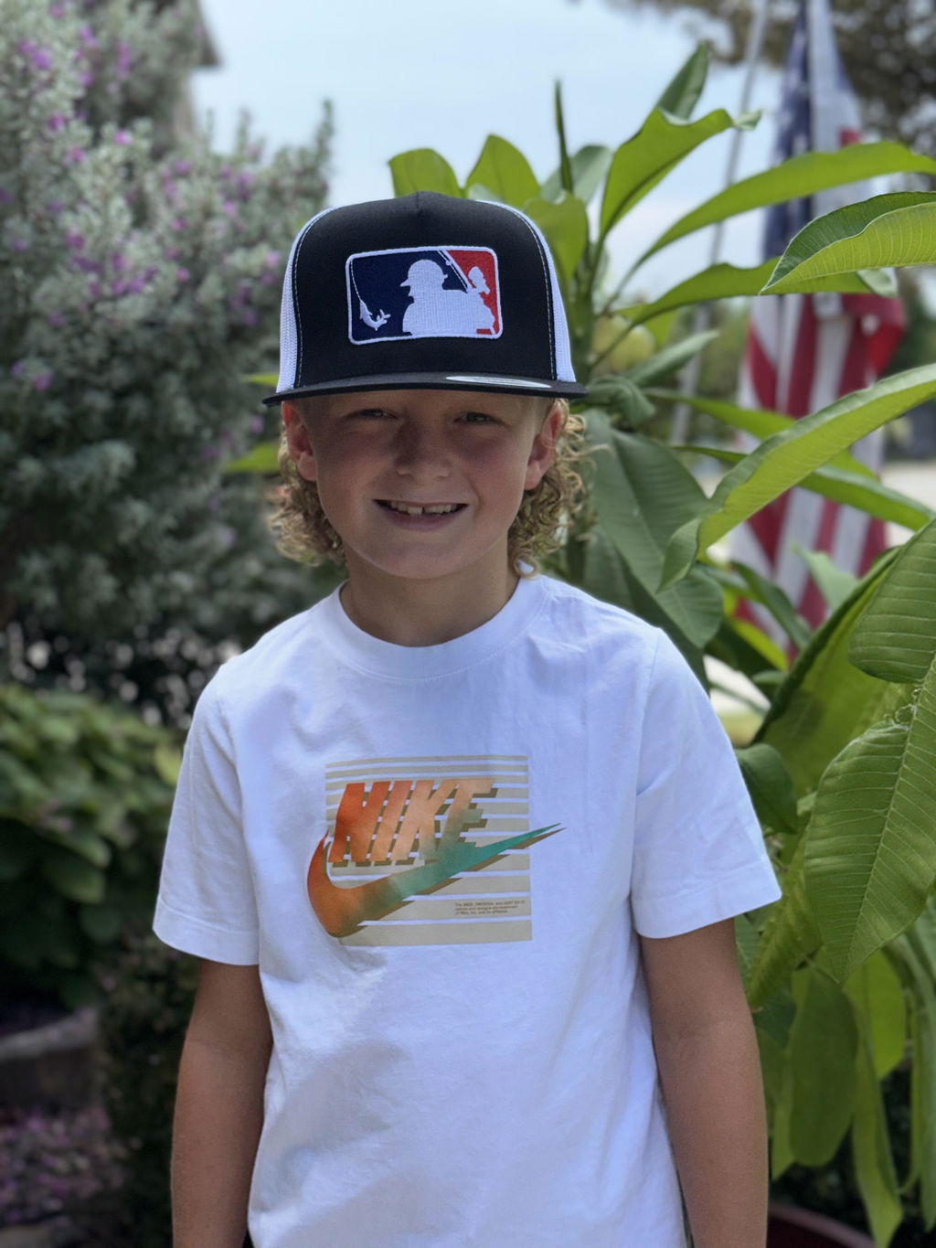 Baseball Fishing Trucker Hat
