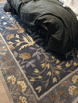 Hand-Tufted Adeline Wool Rug with Traditional Floral Tulip Design