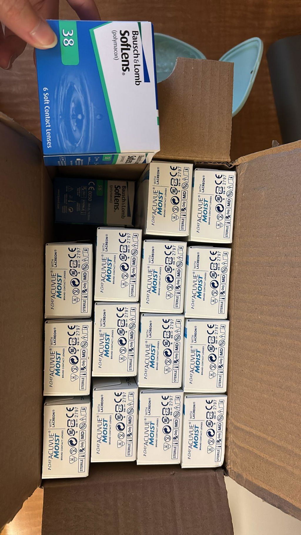 Acuvue Moist 1-DAY 隱形眼鏡 (日拋/30片)