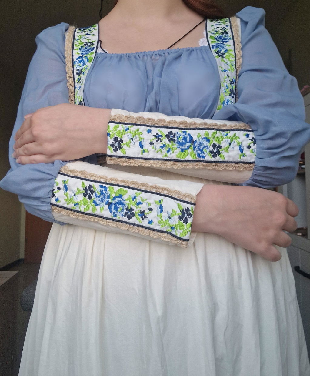 Gunne Sax Replica 70s Puff Sleeves Prairie Dress [Final Sale]
