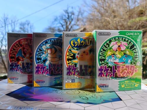 Boitiers de Protection Crystal Box Jeux Game Boy Japonais