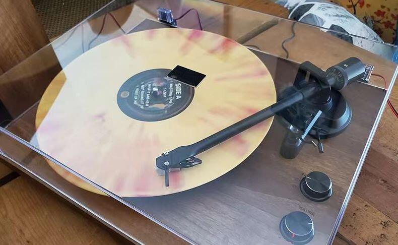Bluetooth Input Record Player HiFi System with Stereo Speakers & ATN3600L Stylus SY101