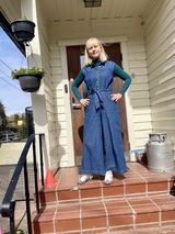 Amy Chambray Buksedress