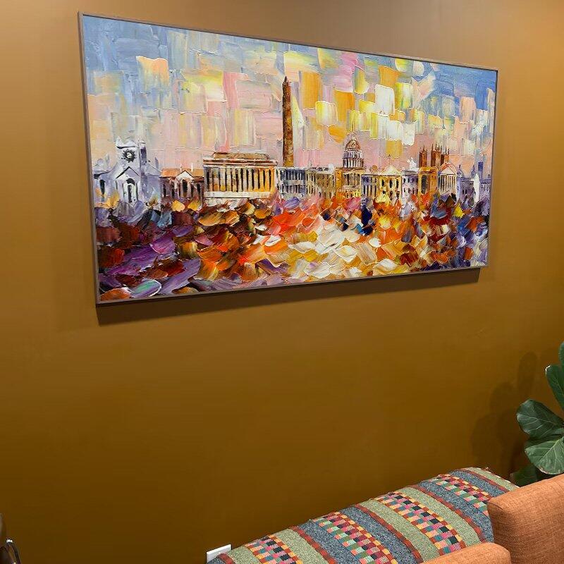 Washington DC skyline original painting_02