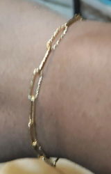 Paper clip S925 Bracelet