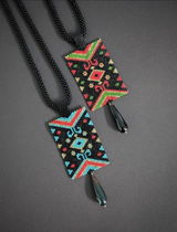 Devangi Floral Panel Necklace