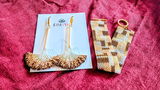 Rang Gold Beaded Earrings