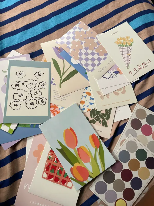 Cherry Bomb Wall Collage Postcards - Shop Online on roomtery