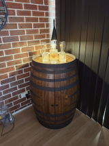 Wine Barrel Bar – Handmade from Reclaimed Wine Barrels