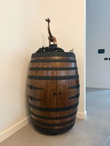 Wine Barrel Bar – Handmade from Reclaimed Wine Barrels