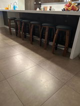 Wine Barrel Bar Stools - Set of Six