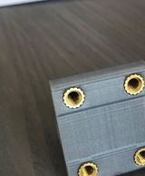 ruthex M2 + M3 + M4 + M5 Gewindeeinsätze Sortimentskasten + Lötspitzen Set – 70 + 100 + 50 + 50 Stück Messing Gewindebuchsen für 3D Druck-Teile aus Kunststoff