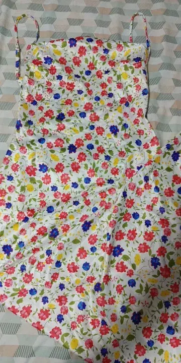 Bloom Crush Backless Floral Bodycon Maxi Dress customer photo