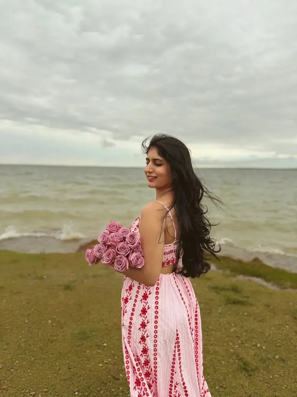 Sweetheart Floral Maxi Dress customer photo