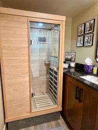 Purity-909MH 1 Person Side Door Far Infrared Sauna | Thicker Wall + Red Light