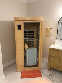 Maxwell-901BHN 1 Person Ultra-Low EMF Far Infrared Sauna (Enhanced with Red Light Therapy)