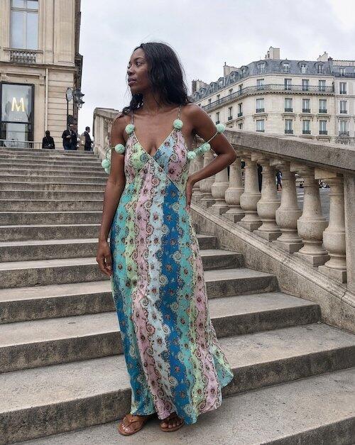 bohemian style evening dresses Boho Maxi Dress in Leopard Print/open Back Long Dress/frill Dress/evening Summer Dress/bohemian Dress/sexy Dress/hippie/festival