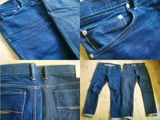 SAUCE ORIGIN Chased Silver Limited Edition 19oz 925 Silver Button Mid-High Rise Straight Fit Selvedge Amekaji Jeans