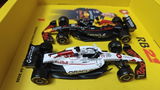 2025 Oracle Red Bull RB21 Twin Pack 1:43 Max Verstappen Bburago Licensed F1 Diecast
