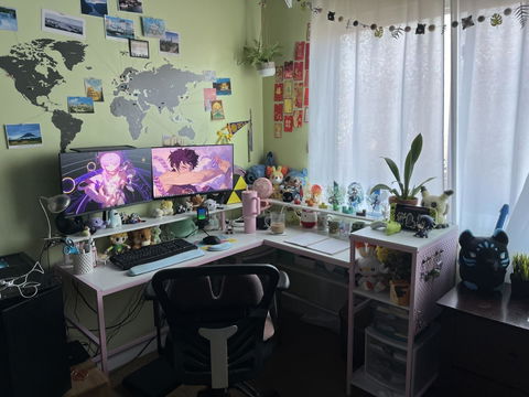 SEDETA 96 Inch L Shaped Gaming Desk Reversible Computer Desk