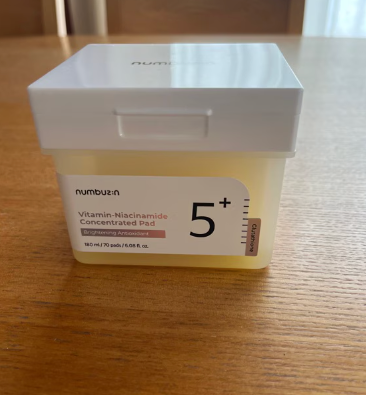 [NUMBUZIN] No.5+ Niacinamide Concentrated Toner Pad (6.08oz, 70Pads)