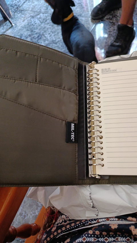 Cuaderno táctico MIL-TEC con funda mediano