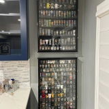 Large Tall Shot Glass, Shooter, Mini Liquor Bottle Display Case Cabinet