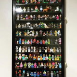 120 Mini Figures / Miniatures / Figurines Display Case Cabinet