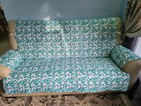 3 Seater Sofa Cover with Elastic Strap (Size C (190 cm), Floral Paradise)