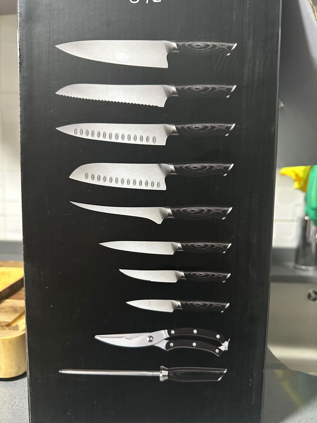 GENBU | Set de Couteaux Cuisine Japonais 16-Pcs