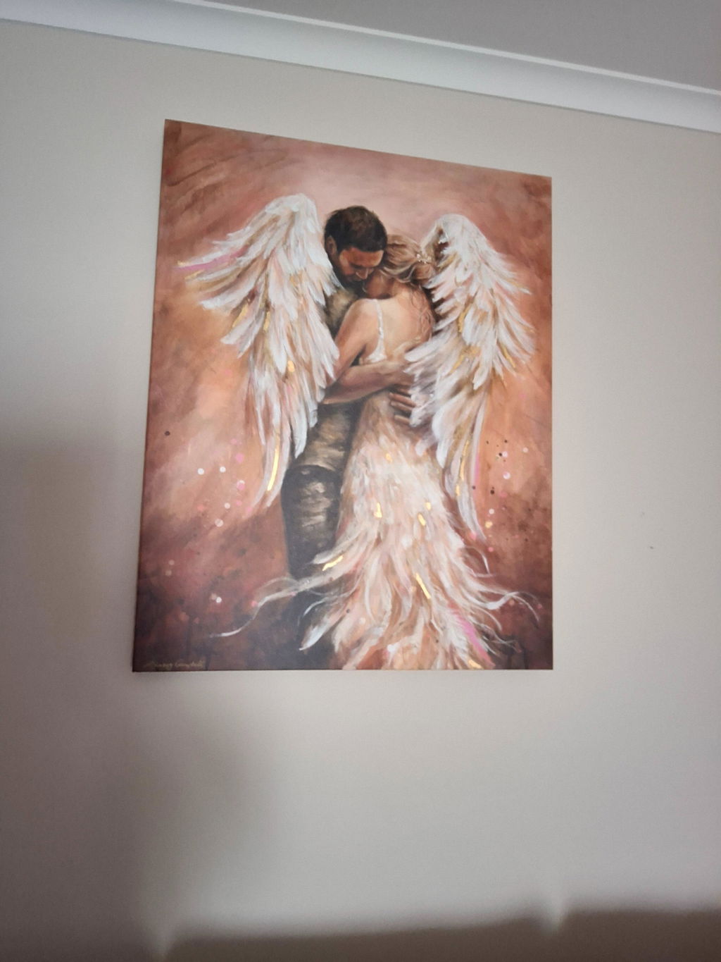 He is the Angel (Canvas Print)