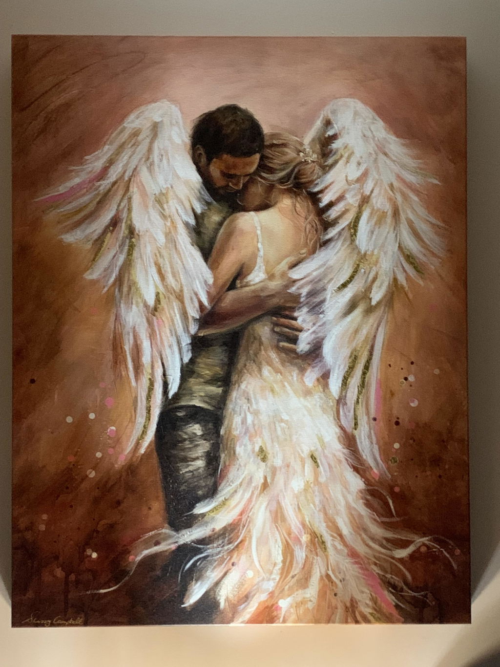 He is the Angel (Canvas Print)