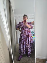 Kenna Dress - Lilac Paisley