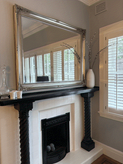 Venus Champagne Silver Large Wall Mirror