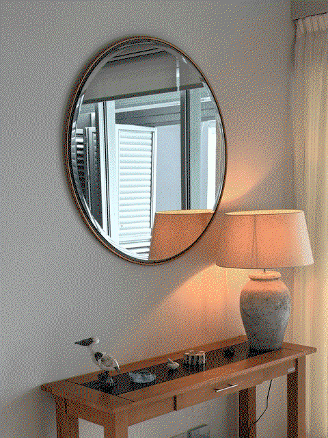 Uttermost Canillo Round Gold Wall Mirror