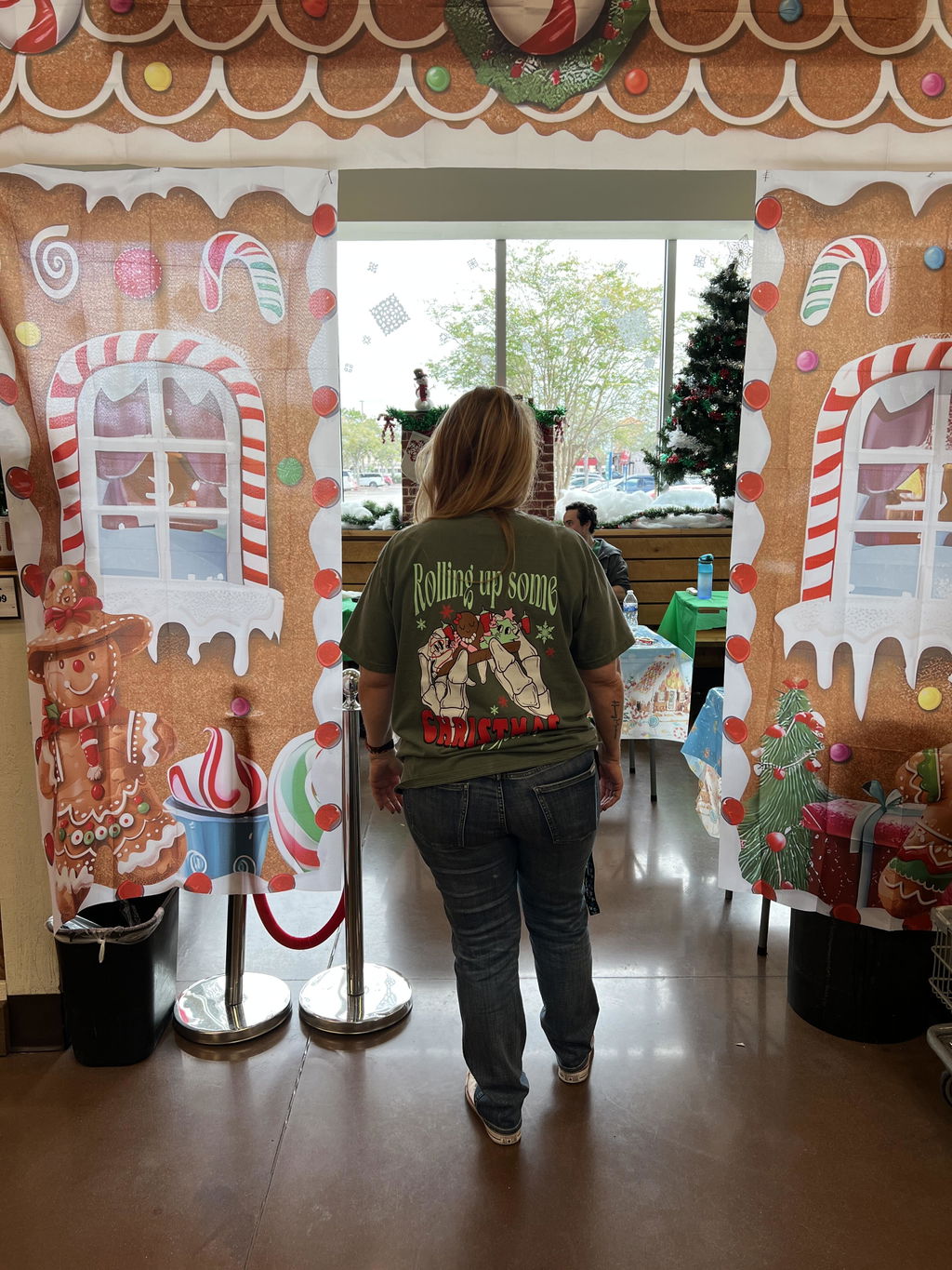 Rolling Up Some Christmas Spirit - Graphic Tee or Crewneck