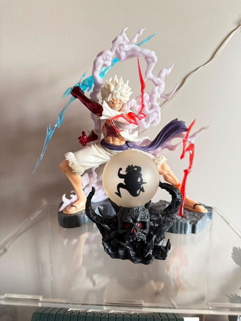 One Piece Luffy Gear 5 premium figure with onigashima lamp | 17 CMS |
