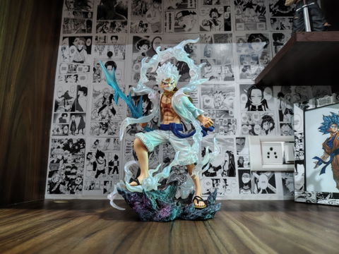 One PIece Gear 5 Luffy Sun God Nika Action Figure PVC Multicolour | 28 CMS  |