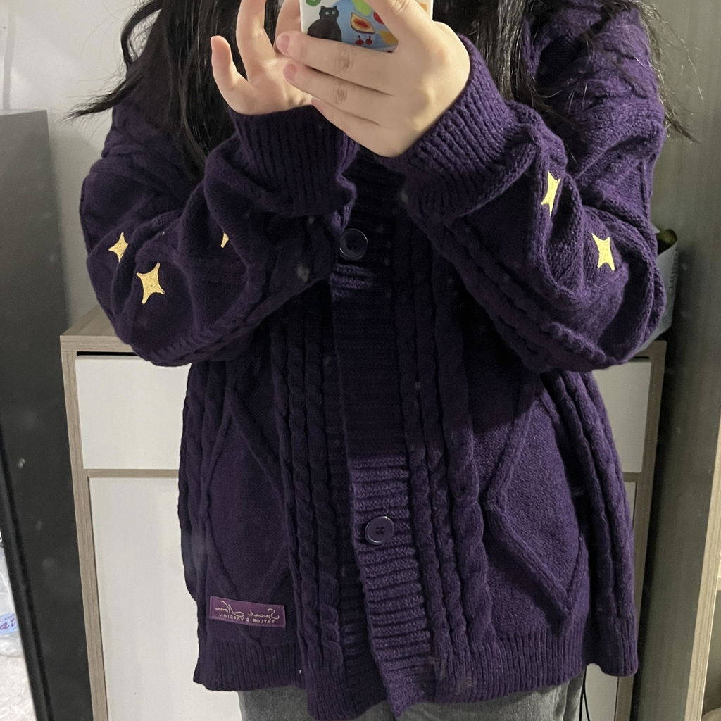 Speak Now Cardigan Taylors Version, Purple Cardigan Sweater