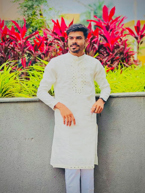 Stylish Father and Son Short Kurta Set – Wedding Attire